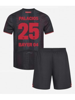 Billige Bayer Leverkusen Exequiel Palacios #25 Hjemmedraktsett Barn 2025-26 Kortermet (+ Korte bukser)
